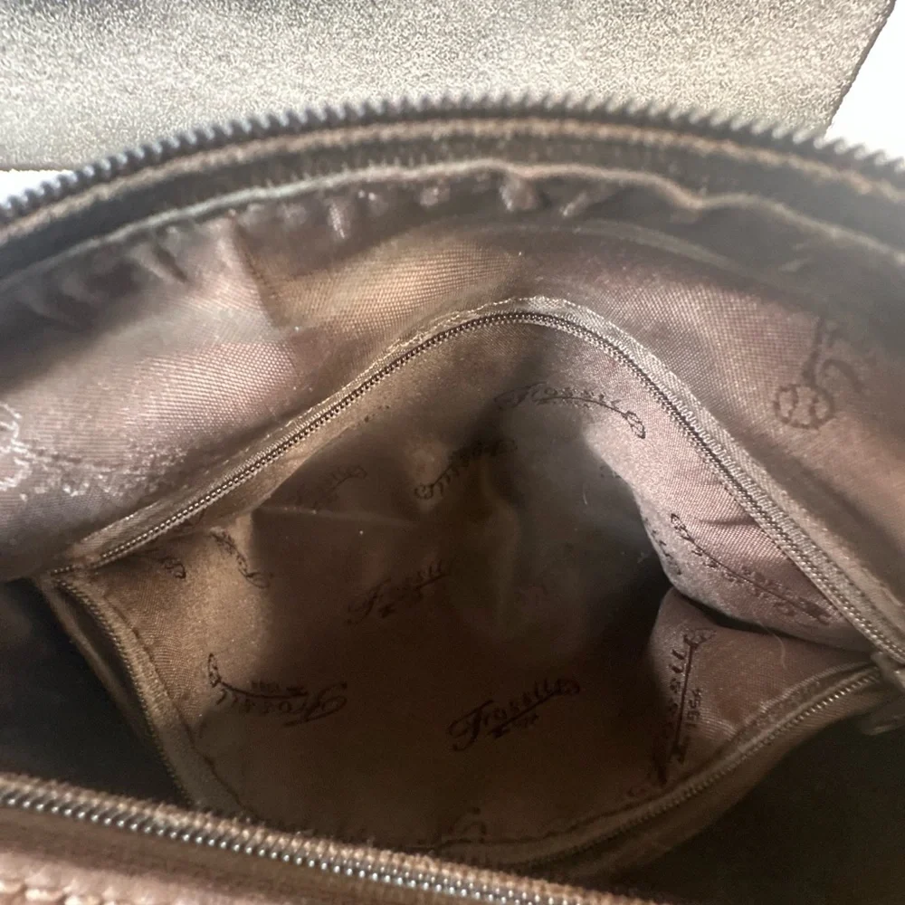 Fossil Tan Leather Hobo Bag